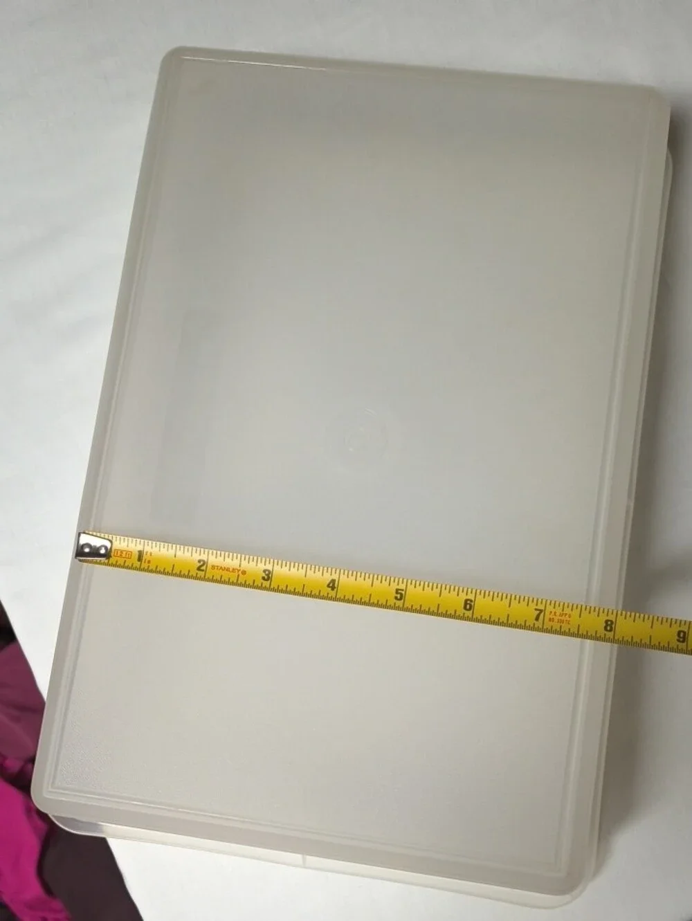 Tupperware Cream Tablet Storage Tray 290-9 Container Vintage With Lid